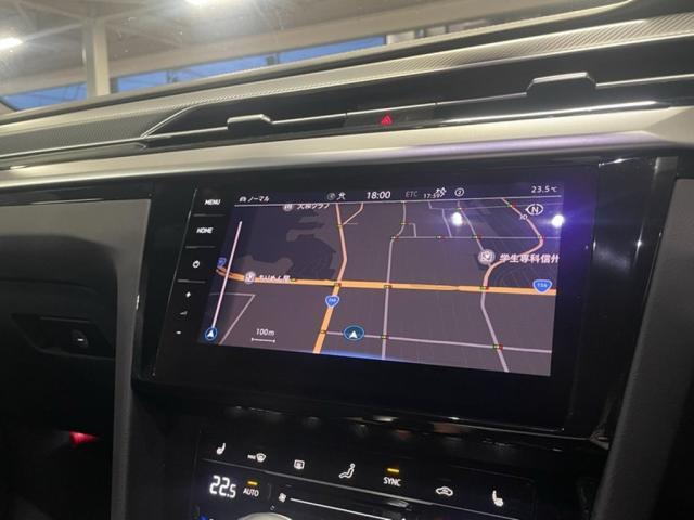 Volkswagen純正インフォテイメントシステムDiscoverProを装備を搭載。