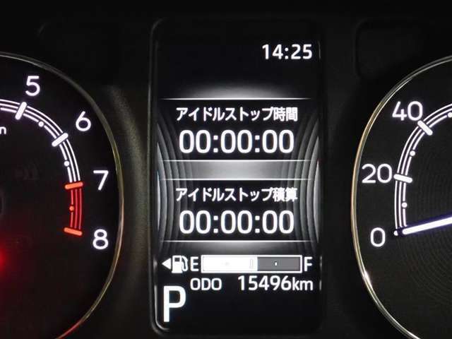 メーター内インフォメーション
