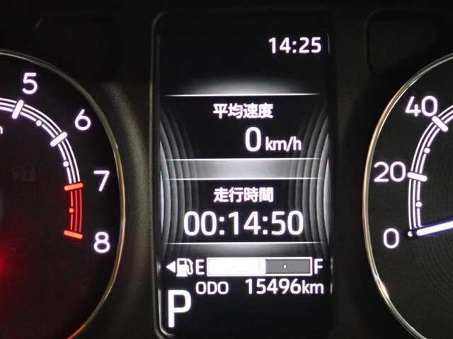 メーター内インフォメーション