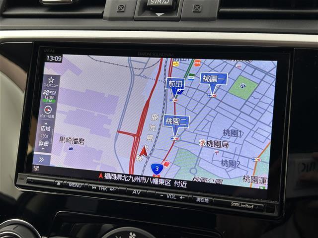 【純正ナビ】専用設計で車内の雰囲気にマッチしたナビが装備されています！利用時のマップ表示は見やすく、いつものドライブがグッと楽しくなります！