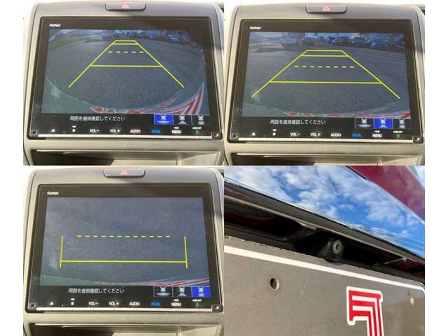一度使うと手放せない装備【バックカメラ付き】！！駐車の際、これがあれば運転に自信が無い方も安心です！