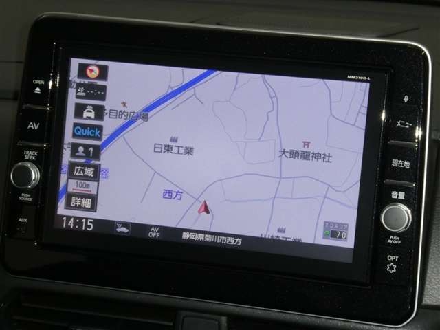 【9インチ純正ナビ】純正ナビを装備。タッチパネル式で使いやすく、詳細地図により目的地をピンポイントで設定できます。初めての道でも迷いにくく、ロングドライブも快適ですよ♪