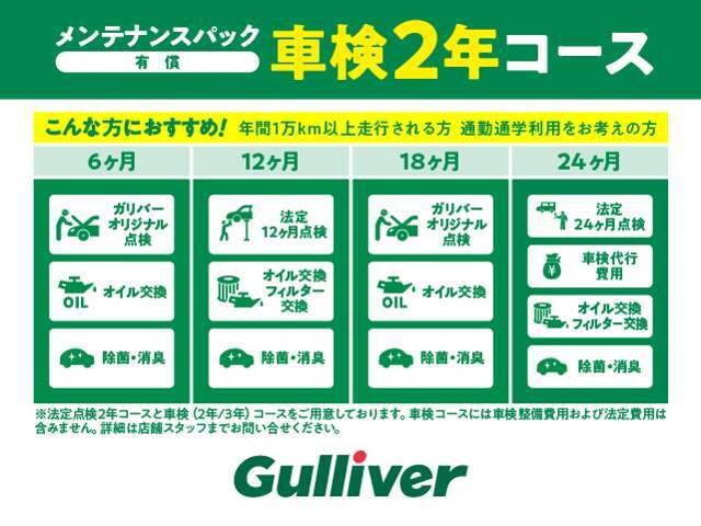 ◆おクルマのメンテナンスを怠ると様々な悪影響が行ってしまいます。故障だけではなく普段の燃費悪化などを防ぐ為にガリバーではメンテナンスパック(有償)をご用意させていただいております。