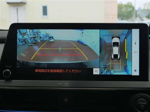 【全周囲カメラ】まるで上から車を見ている様に移ります☆縦列駐車や幅寄せ時に大活躍♪