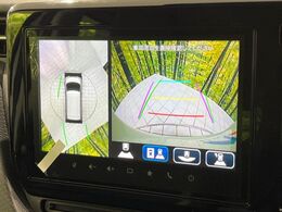 【全方位モニター用カメラ】専用のカメラにより、上から見下ろしたような視点で360度クルマの周囲を確認することができます☆死角部分も確認しやすく、狭い場所での切り返しや駐車もスムーズに行えます。