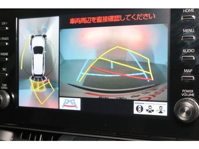『全周囲モニター』　車両周辺の映像も表示するので、より安心です！