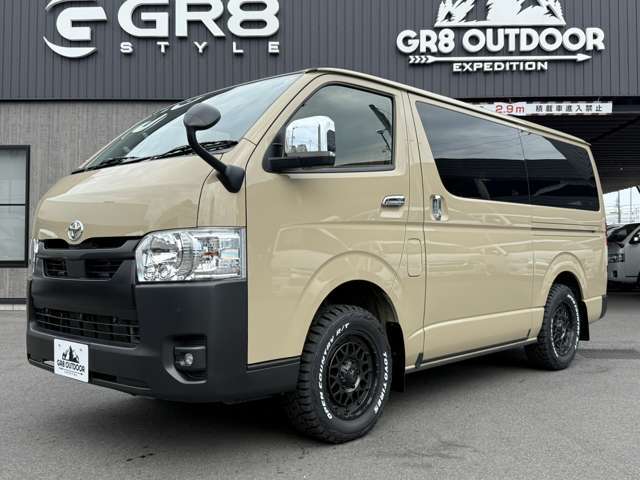 4WD/寒冷地仕様/アースカラーパッケージ/16インチアルミホイール/シートカバー/TRDマッドフラップ/デジタルインナーミラー/パノラミックビューモニタ/両側電動スライドドア/AC100V/純正ナビ