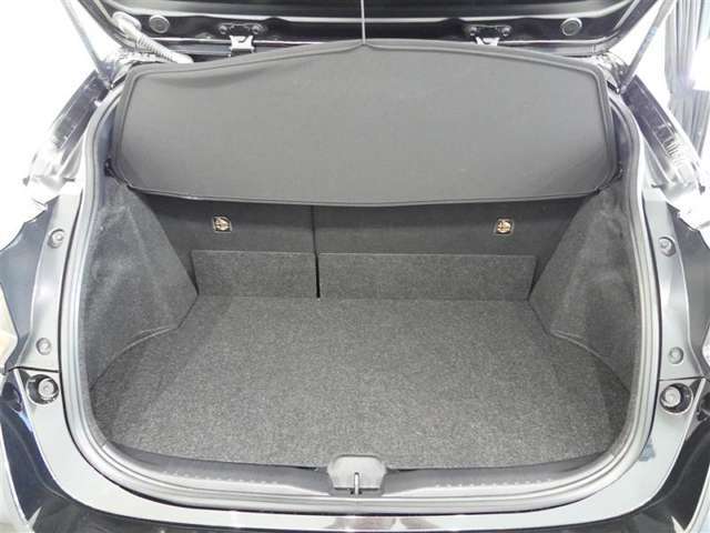 広く開口部の大きいトランクルームは、荷物の出し入れも楽です。トノカバーがあるのでプライバシーも守られますね。