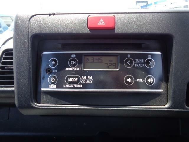 CD・ラジオ付きオーディオ装備でドライブが楽しくなります