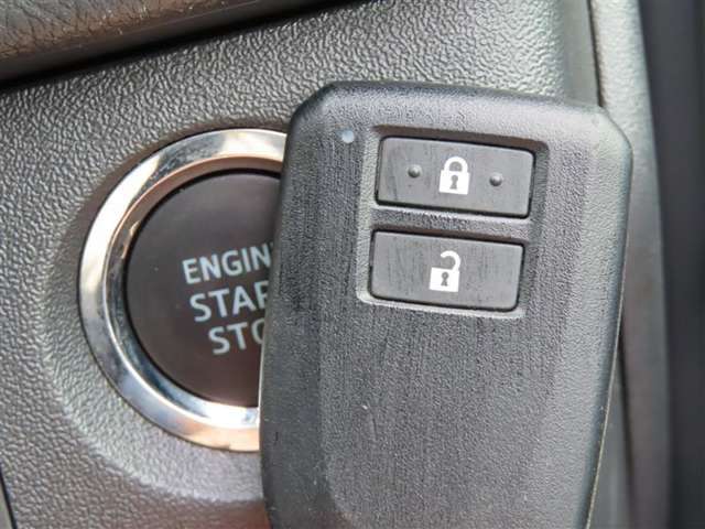 スマートキーはポケットやバッグに入れておけば、ノブに触れただけでロックの解除が可能です！あとはブレーキを踏んでスイッチを押すだけ！簡単にエンジンをかける事ができます♪
