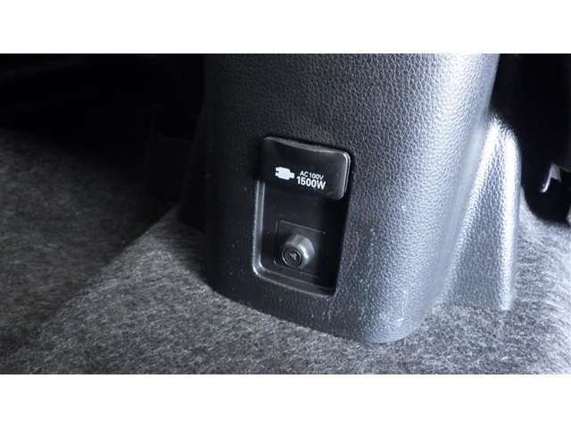 非常時などに役立つAC100V電源付き