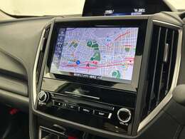 【純正ナビ】専用設計で車内の雰囲気にマッチしたナビが装備されています！利用時のマップ表示は見やすく、いつものドライブがグッと楽しくなります！