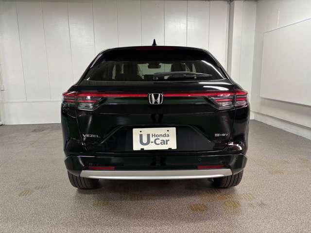 一直線にテールランプが印象的なリアデザインです。