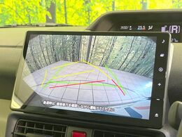 【バックカメラ】駐車時に後方がリアルタイム映像で確認できます。大型商業施設や立体駐車場での駐車時や、夜間のバック時に大活躍！運転スキルに関わらず、今や必須となった装備のひとつです！