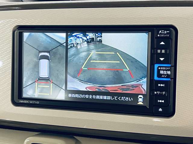 「パノラマモニター」　まるで鳥の目線！？後ろだけでなく360°の様子が確認できます！