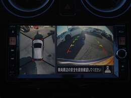 全方位モニター装備♪駐車の際や狭い道での幅寄せなどの時に死角なしで安心です！