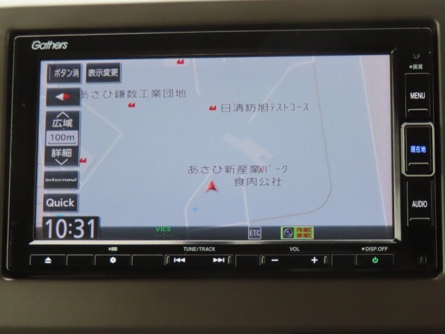 【 ホンダ純正ギャザズ・ VXM-204VFI】ホンダ純正の7インチメモリーナビが装備されています。