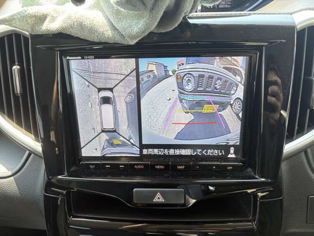 ◆360°ビューカメラ【上から見下ろした視界で安全に駐車が可能です。縦列駐車もラクラク♪】★