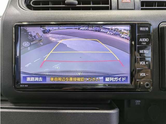 駐車が苦手な方にも安心なバックモニター付き