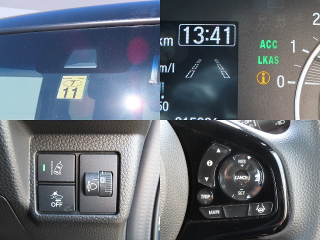 ☆ホンダセンシング付き☆事故に遭わない社会を目指して先進の安全支援システムHonda SENSINGを搭載☆ミリ波レーダーと単眼カメラなどを癒合した高精度な検知機能で安心・快適なドライブをサポート☆