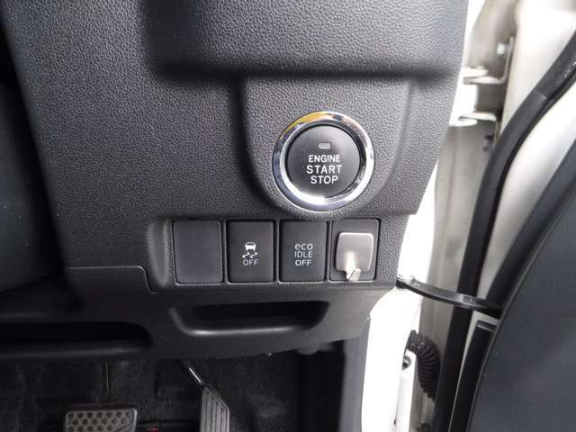 プッシュスタートで始動も楽です！