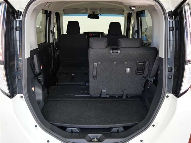 シートアレンジもこのとおり！！荷物もいっぱい積めるから、いっぱいお買い物しても大丈夫です♪♪