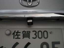 駐車時には大助かりバックカメラ♪