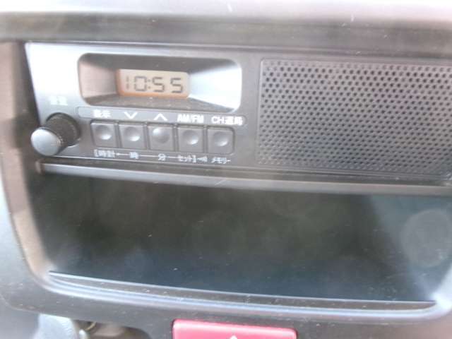 ラジオ付きです
