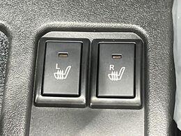 【シートヒーター】寒い日に重宝するシートヒーター！エアコンより早く温まってくれるので寒がりの人も安心ですね♪エアコンの温風は乾燥するから苦手、という方にもをおすすめです。