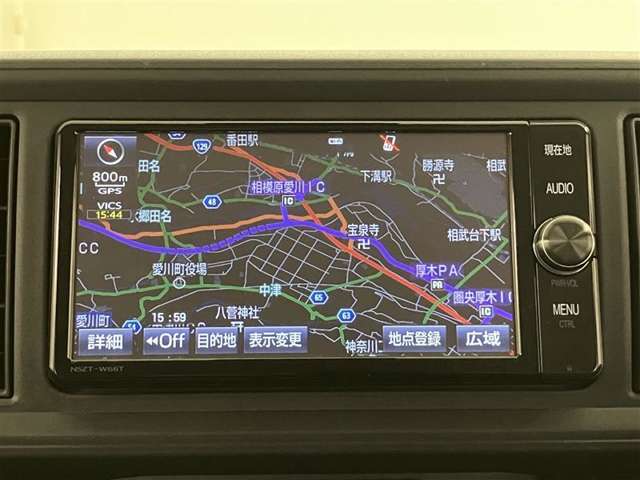 Bluetooth接続可能なナビゲーションになります。ハンズフリーも搭載されています。