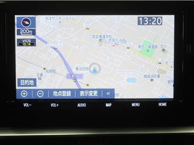 ナビゲーションを装備。タッチパネル式で使いやすく、お出かけもラクラクです。