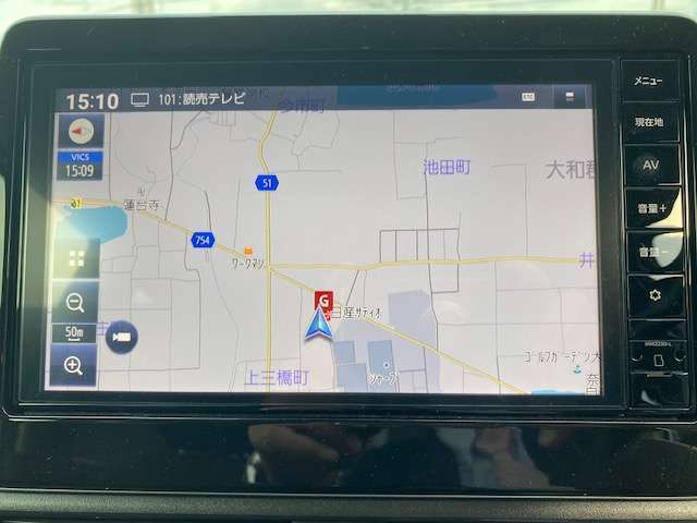 9インチ純正メモリーナビ付
