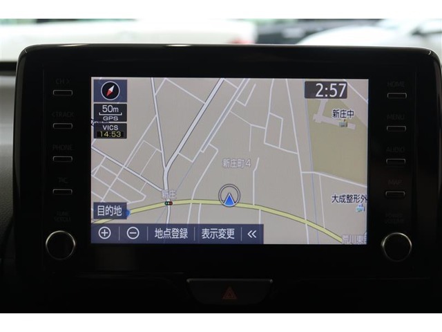 【メモリーナビ】操作はタッチパネルで簡単です。遠出や初めての場所もこれで安心ですね！