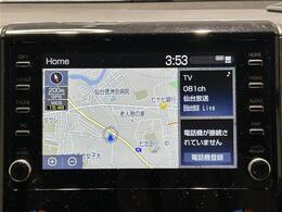 【ナビ】各種オーディオメディアをお楽しみいただけます。自分の現在地を確認できる事と目的地までのルート案内げできます。ドライバーはモニター上に映し出された地図で確認することができます。