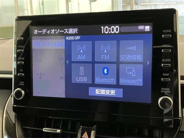 Bluetooth接続可能ですので、お持ちのスマホの音楽をナビで聴くこともできます♪（ご使用の端末によっては接続できないものもあるかもしれませんのでご了承ください）