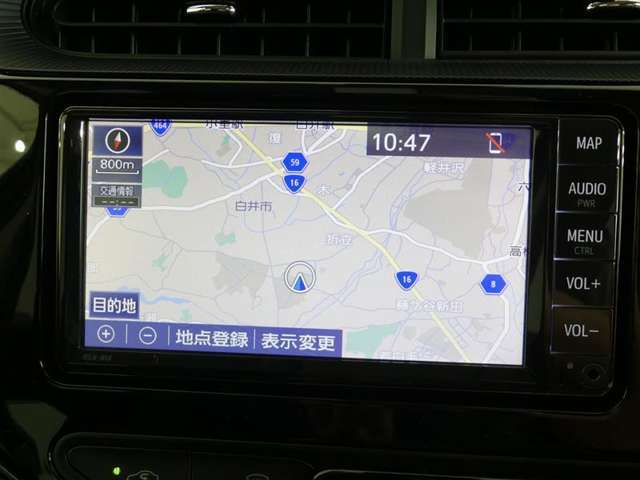 Bluetooth機能搭載の7インチナビです。TVも視聴できてナビの設定もタッチパネル式なので簡単に操作できます。