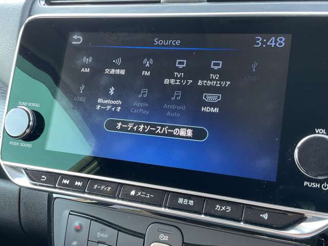 ラジオ、TVはもちろん、Apple CarPlayAndroid Auto連携、HDMI接続が出来るようになってます。