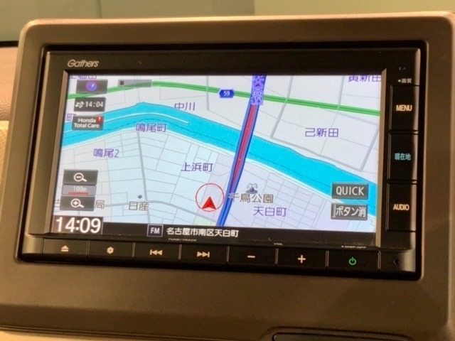ギャザズナビ搭載です。知らない道も安心ですね！