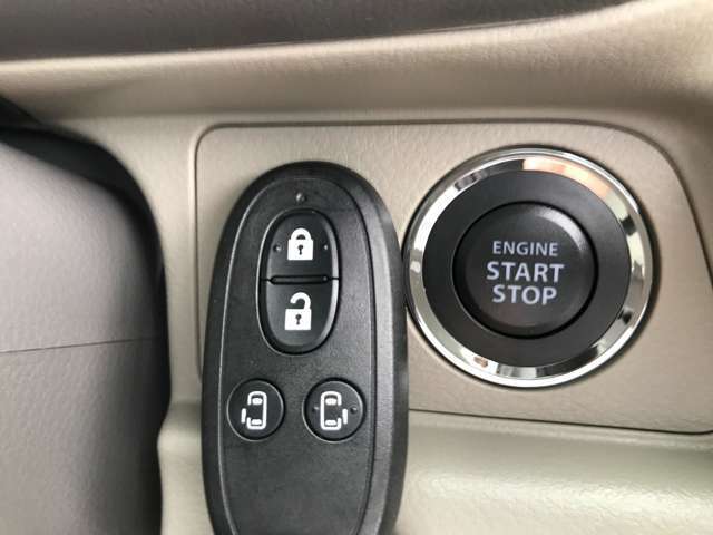 インテリジェントキー＆プッシュエンジンスターターリクエストスイッチを押すだけで、ドアのロック/アンロックが可能。エンジン始動・停止も、スイッチを押すだけ。