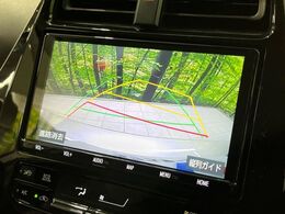【バックカメラ】駐車時に後方がリアルタイム映像で確認できます。大型商業施設や立体駐車場での駐車時や、夜間のバック時に大活躍！運転スキルに関わらず、今や必須となった装備のひとつです！