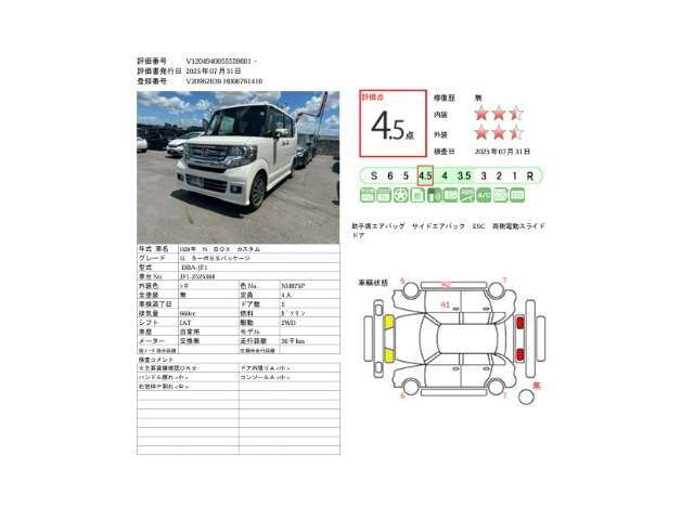 当社の車両は全車、第三者機関にて車両状態（内装・外装）をチェックしております。また、安心して車選びをして頂くために、お支払い総額を表示しております。