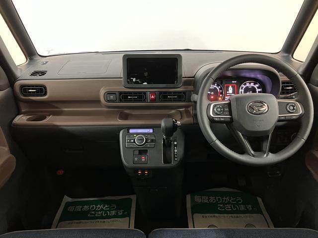 ムーヴキャンバスの届出済未使用車が入庫しました！！R7年式、走行5km！バックカメラ対応車、クルーズコントロール、前席シートヒーター、両側パワースライドドア、LEDヘッドライト・フォグなど装備です！！