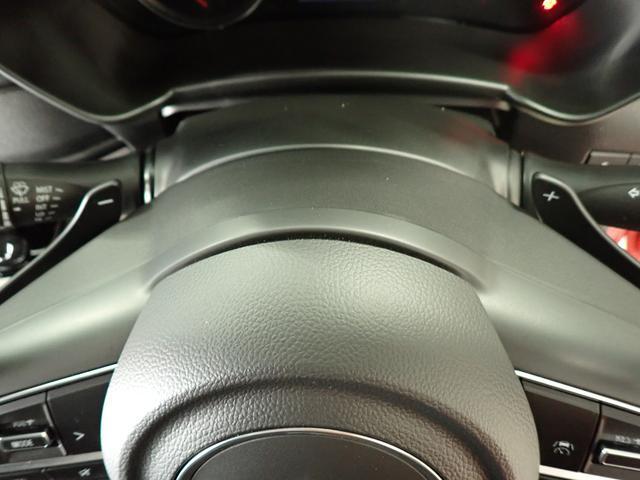 手元でシフトのUP/DOWNができ、手軽にマニュアル車感覚の運転を楽しめる　パドルシフトを装備しています。