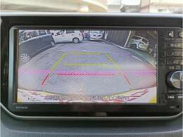 バックモニター映像・ガイド線付き