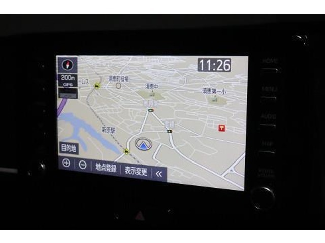 ディスプレイオーディオを装備！　施設名などから、すぐに最適ルートを検索します。（機種によりナビやコネクトサービス等ご利用の際は、別途契約が必要となる場合があります）