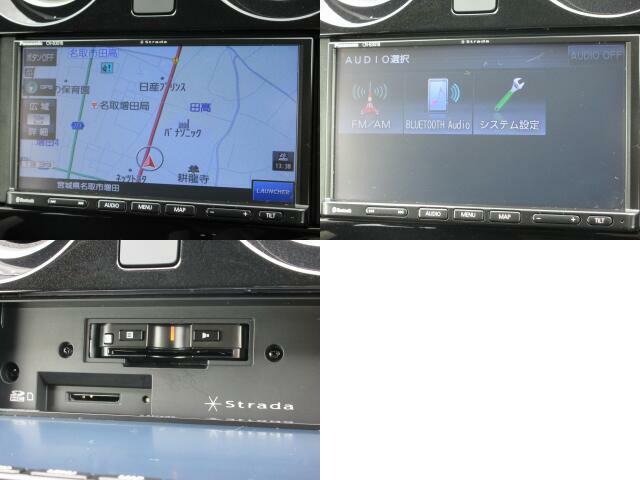 現在では必需品のナビが装備されています。オーディオはAM・FMラジオ・Bluetooth・SDカードが使えます。快適ドライブの強い味方です！
