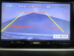 バックギアに入れるだけで自動でリヤカメラに切り替わります！車庫入れやバックが苦手な方にオススメ！