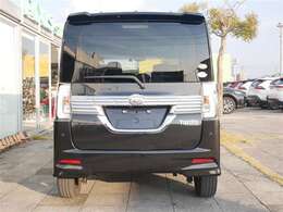 真後ろから見た状態です。