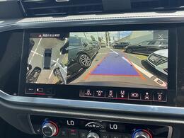 サラウンドビューカメラ『車両の4つのカメラから得た映像を合成し、上空から眺めているような映像をモニターに映し出します。車両周辺の歩行者や障害物などの発見に役立ちます。』