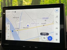 【ナビ機能付き10.5型ディスプレイオーディオ】ナビ機能搭載の他、お持ちのスマートフォンと連携して、ナビやbluetoothでの音楽再生が可能です♪デザインはもちろん操作性も良好！